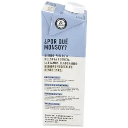 Monsoy leche de almendras sin azucar bio 1000ml | Farmacia Barata