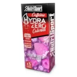 Nutrisport hydrazero caffeine pink berries 5 sticks