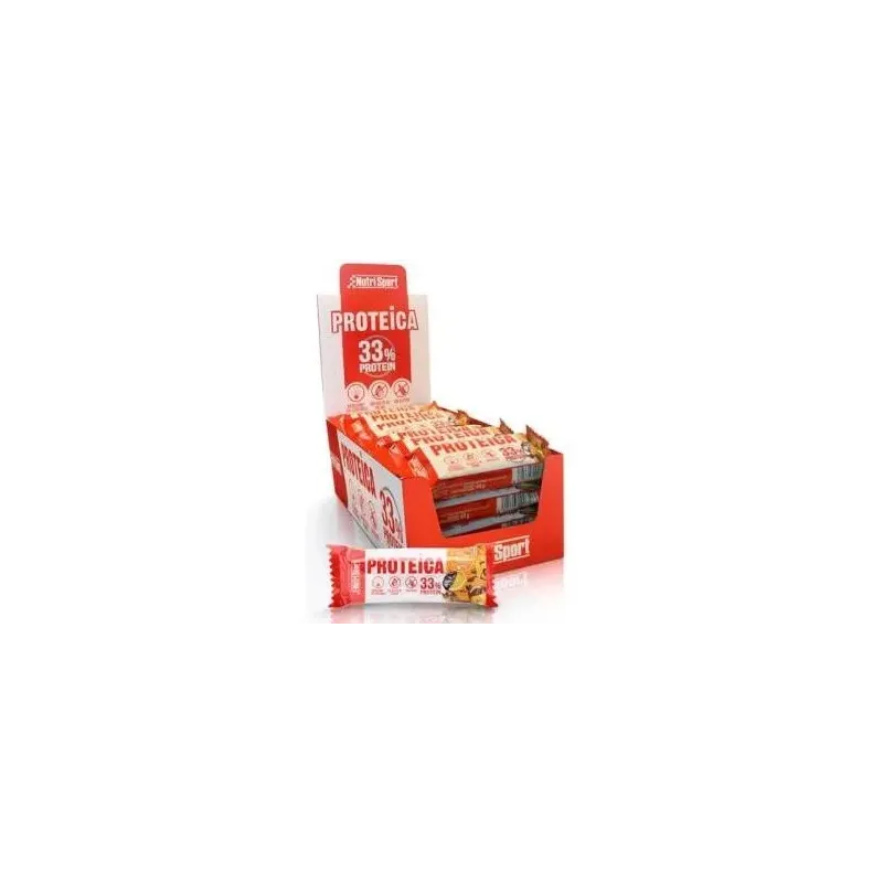 Nutrisport protein bar dark chocolate orange bio 24uds | Farmacia Barata