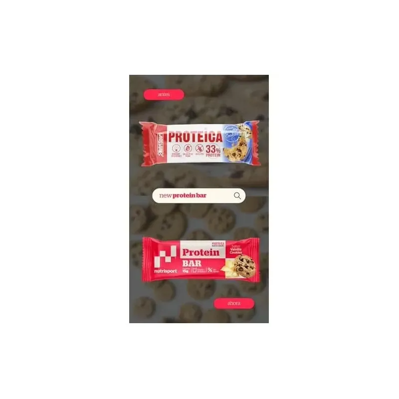 Nutrisport pack barrita proteica avellana praline 24x44g | Farmacia Barata