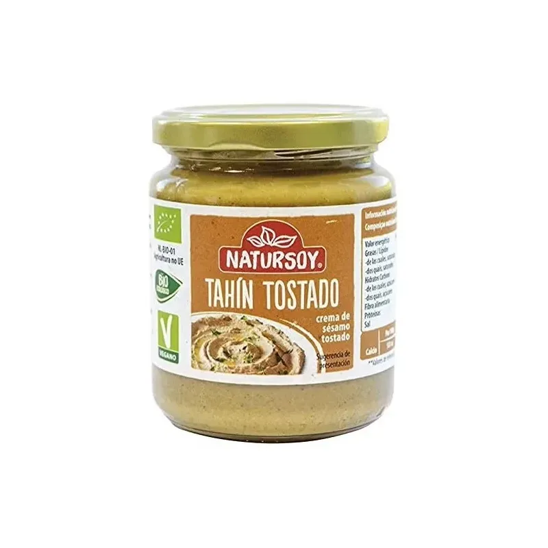 Natursoy tahin tostado con sal marina eco 250g | Farmacia Barata