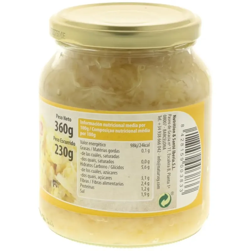 Natursoy chucrut eco 360g | Farmacia Barata