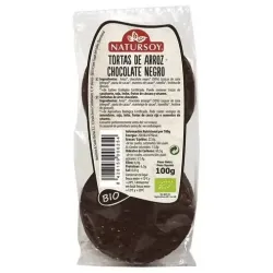 Natursoy tortitas arroz con chocolate negro 100g