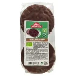 Natursoy tortitas de arroz con algarroba 100g