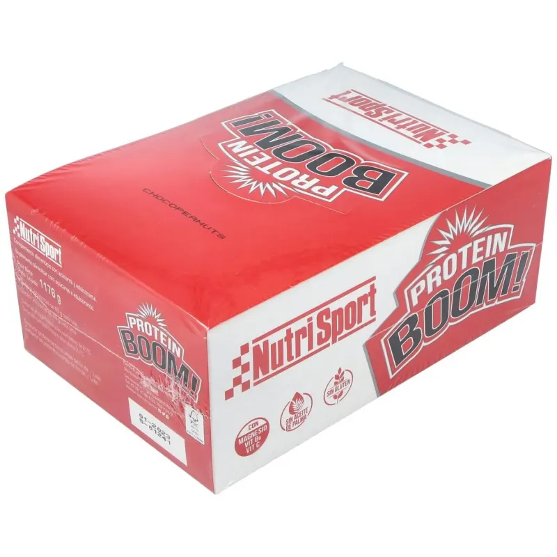 Protein boom barritas chocopeanuts 24ud. | Farmacia Barata Protein boom barritas chocopeanuts 24ud. | Farmacia Barata