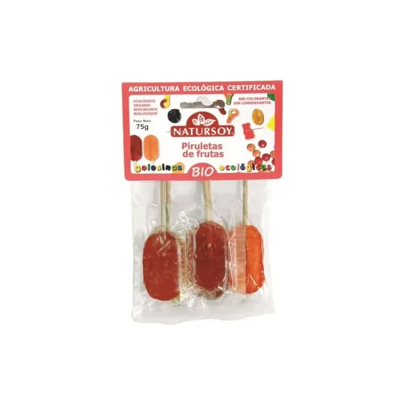Natursoy piruletas sabores eco 5ud | Farmacia Barata