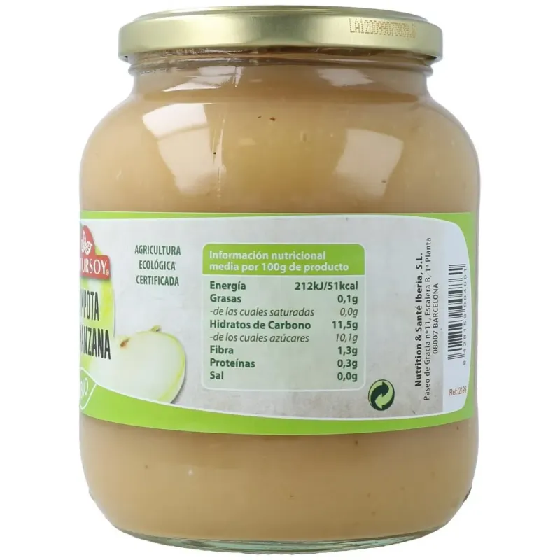 Natursoy compota de manzana eco 720ml | Farmacia Barata Natursoy compota de manzana eco 720ml | Farmacia Barata
