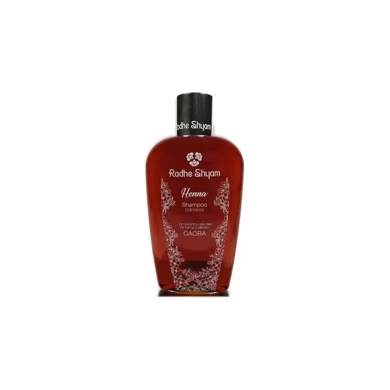 Radhe shyam champú henna color caoba 400ml | Farmacia Barata