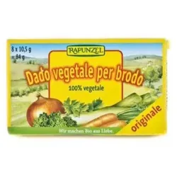 Rapunzel caldo de verduras cubitos bio 8uds