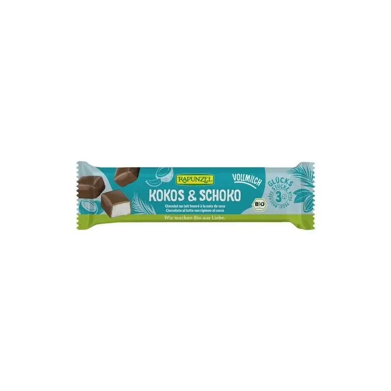 Rapunzel barrita kokos coco chocolate leche bio 50g | Farmacia Barata