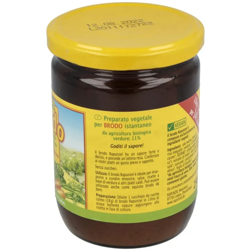 Caldo de verduras brodo 250gr. bio vegan | Farmacia Barata