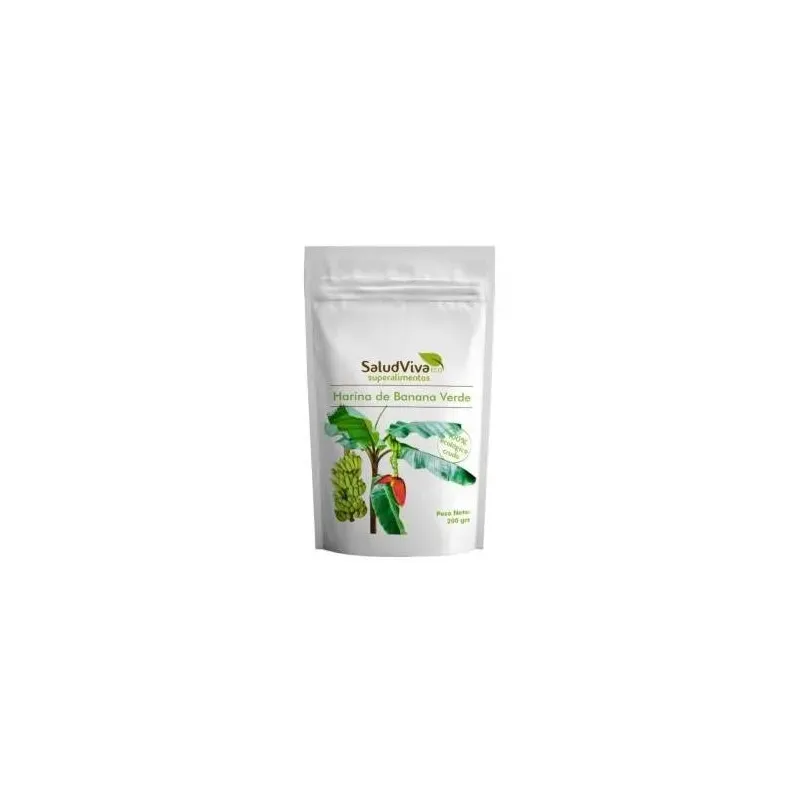 Salud viva harina de banana verde 200g | Farmacia Barata
