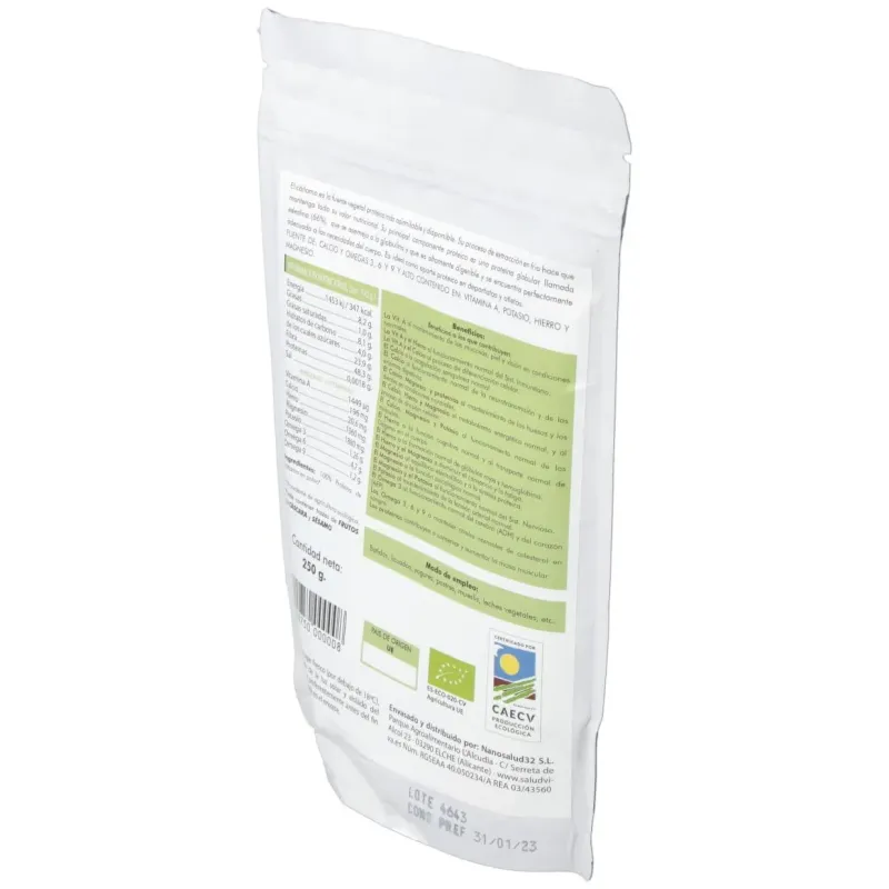 Proteina de cañamo 250gr. bio | Farmacia Barata