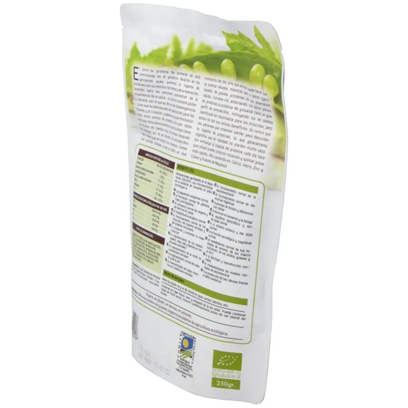 Proteina de guisante 80% 250gr. bio sg s/a vegan | Farmacia Barata