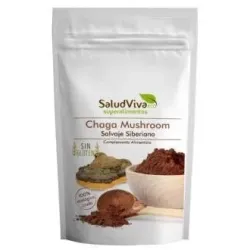 Salud viva chaga mushroom salvaje siberiano 100g