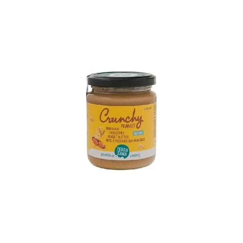 Crema de cacahuete crunchy con sal himalaya 250g | Farmacia Barata