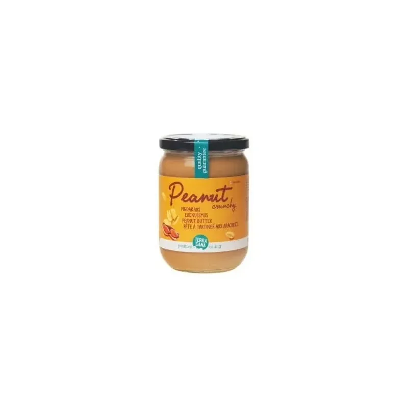 Terrasana crema de cacahuete con trozos de cacahuete 500g | Farmacia Barata