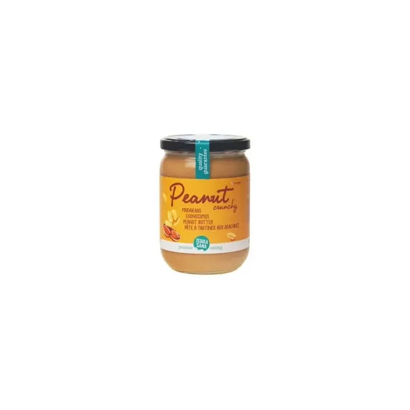 Terrasana crema de cacahuete con trozos de cacahuete 500g | Farmacia Barata