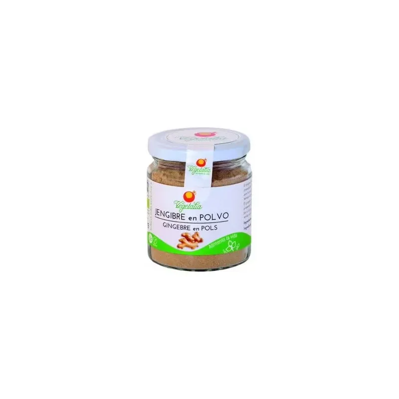 Vegetalia jengibre polvo bio vegan 80g | Farmacia Barata