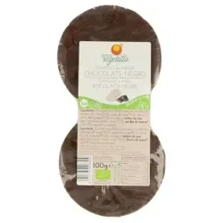 Vegetalia tortitas de arroz con chocolate negro bio 100g