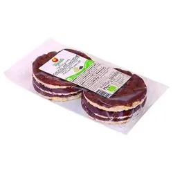 Tortitas de maiz con chocolate con leche 95gr. bio