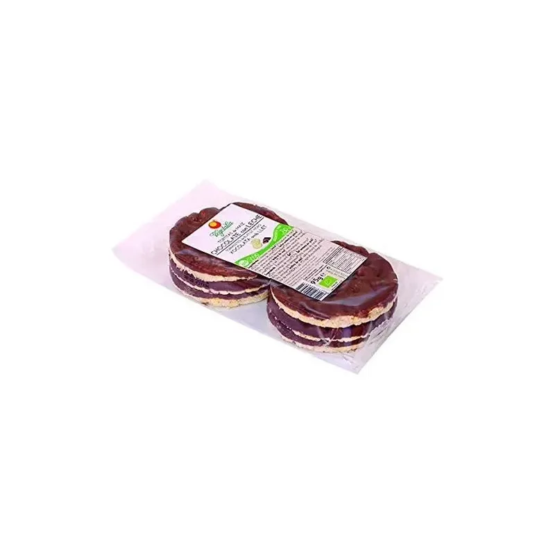 Tortitas de maiz con chocolate con leche 95gr. bio | Farmacia Barata