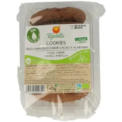 Galletas trigo sarraceno cacao y almendra 140g bio