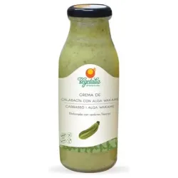 Crema de calabacin con alga wakame 500ml. bio