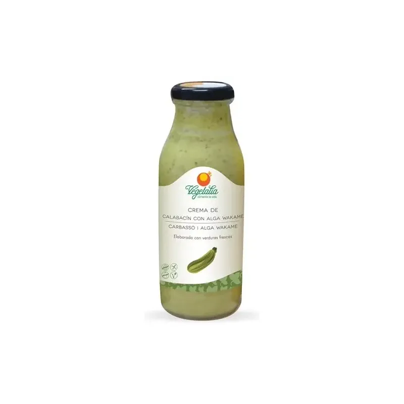 Crema de calabacin con alga wakame 500ml. bio | Farmacia Barata