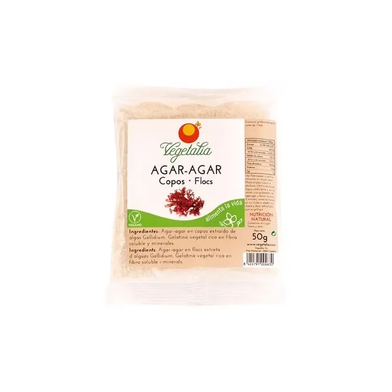Vegetalia algas agar agar copos 50g | Farmacia Barata