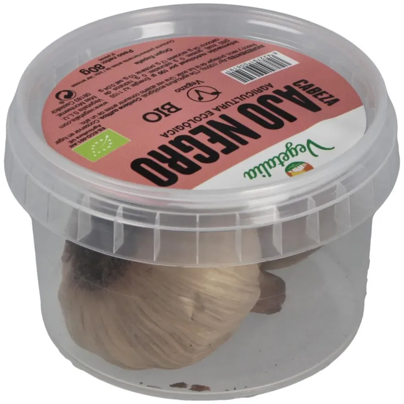 Vegetalia ajo negro bio 2 cabezas 80g | Farmacia Barata