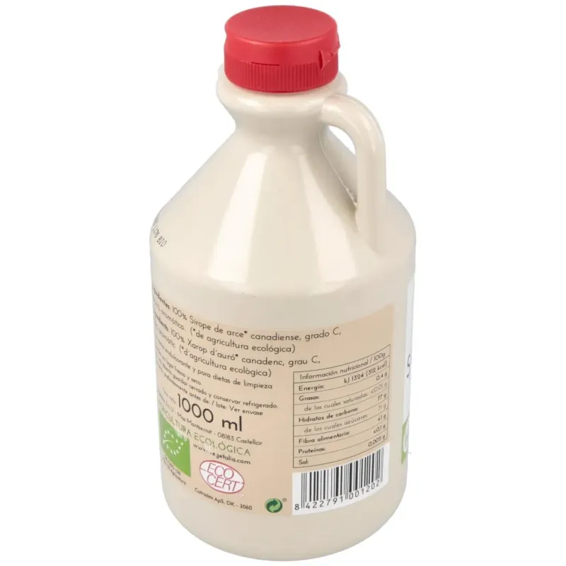 Sirope de arce grado c granel 1lt. bio | Farmacia Barata