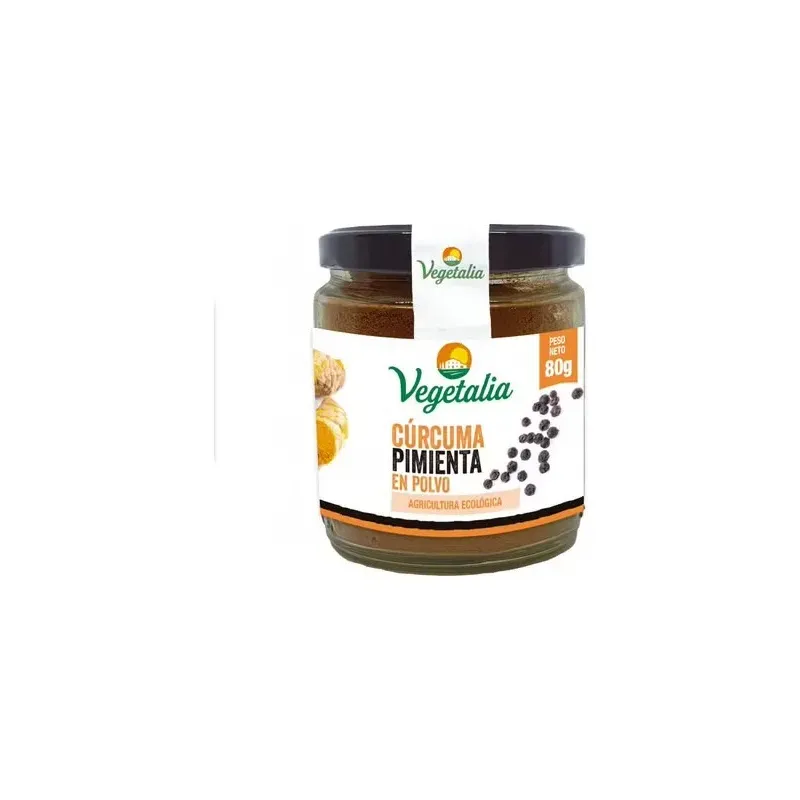 Vegetalia cúrcuma y pimienta negra bio 80g | Farmacia Barata Vegetalia cúrcuma y pimienta negra bio 80g | Farmacia Barata