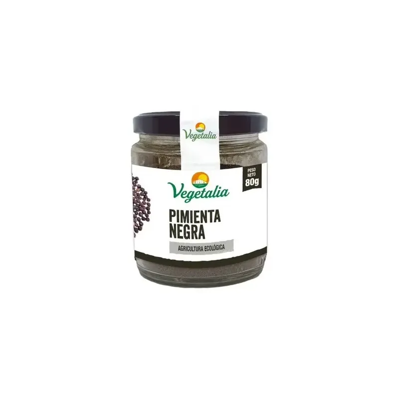 Vegetalia pimienta negra polvo bio comp 80g | Farmacia Barata
