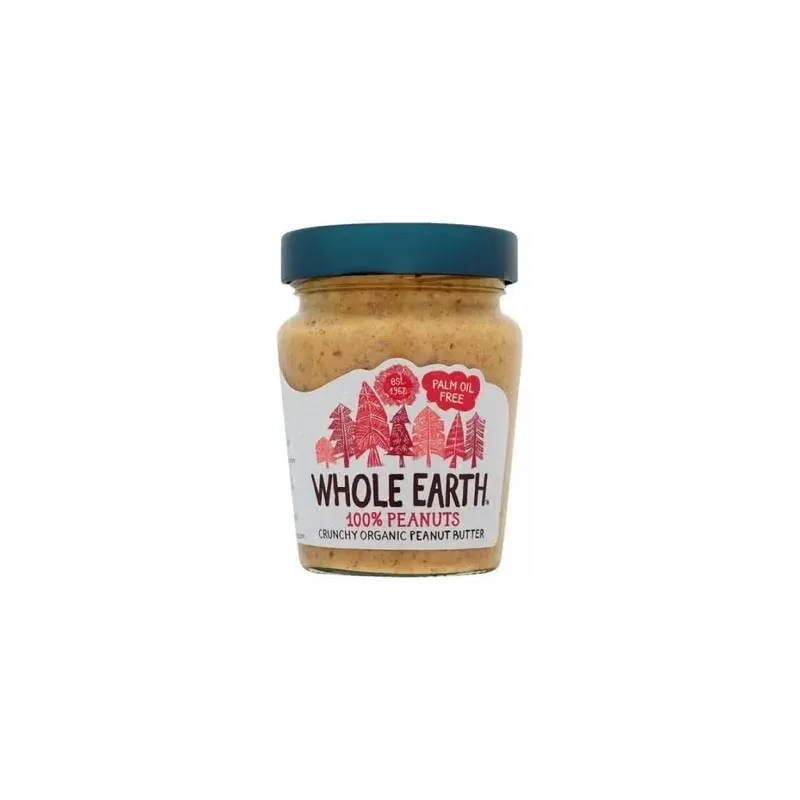 Whole earth crema crujiente de cacahuete bio 227g | Farmacia Barata