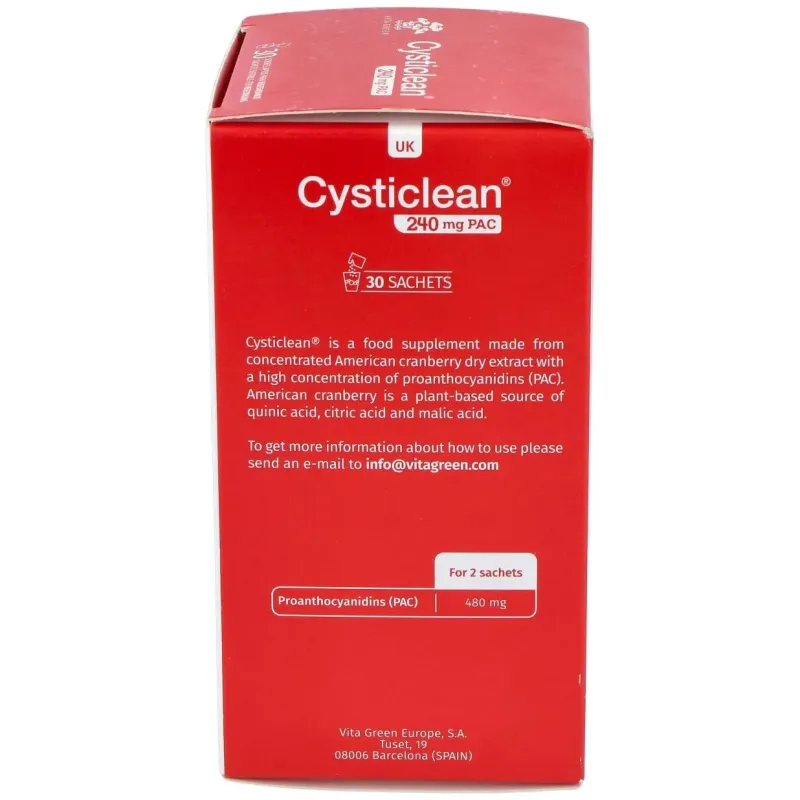 Cysticlean 240mg. 30sbrs. | Farmacia Barata