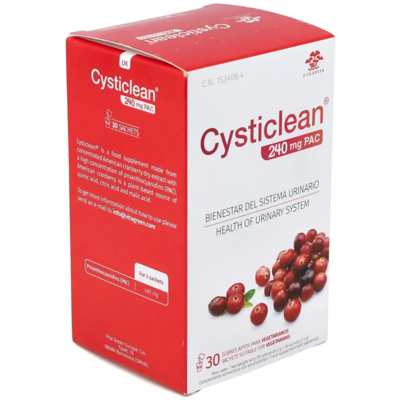 Cysticlean 240mg. 30sbrs. | Farmacia Barata
