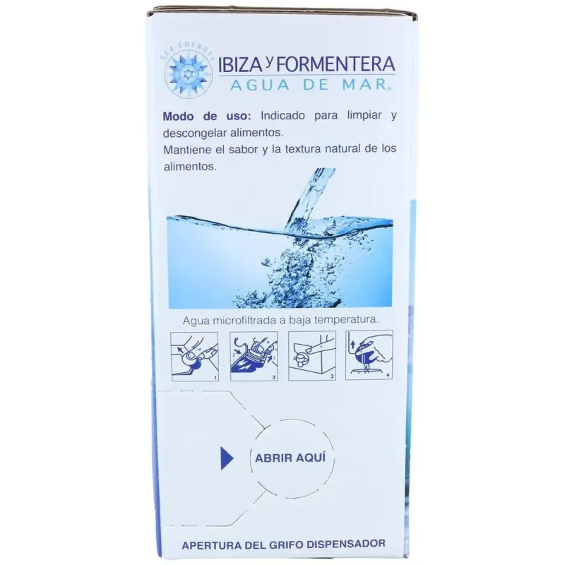 Vegetalia agua de mar microfiltrada ibiza formentera 3l | Farmacia Barata