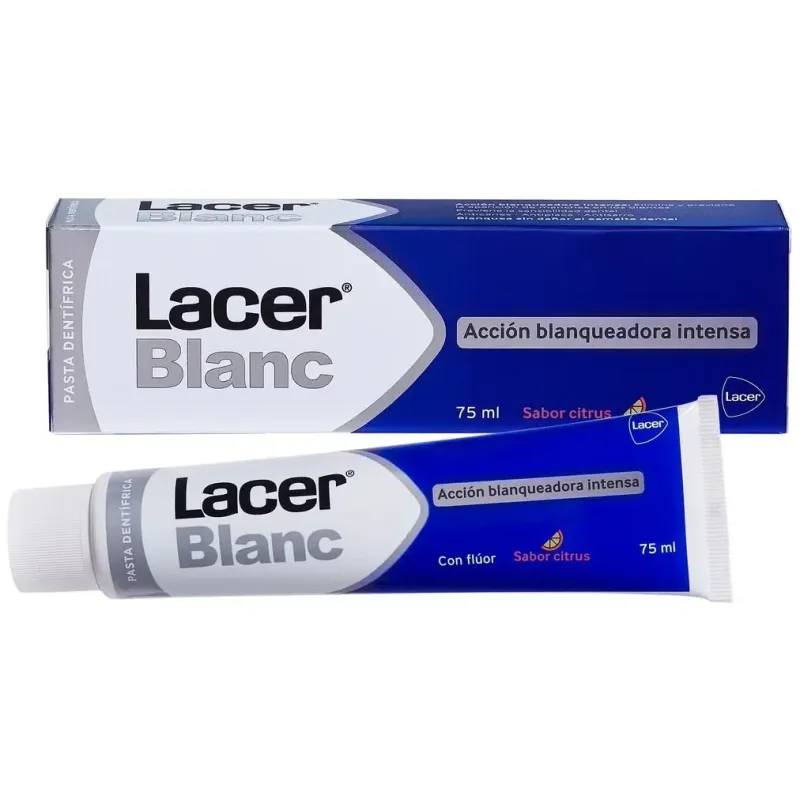 Lacer lacerblanc pasta dentífrica blanqueadora citrus 75ml | Farmacia Barata