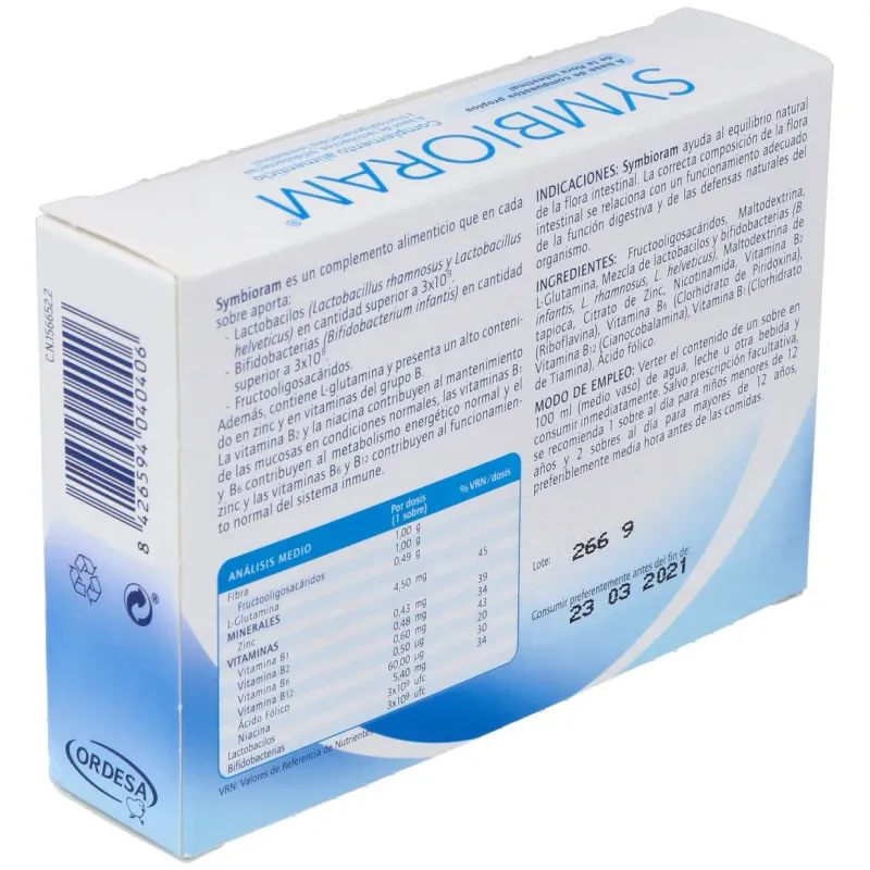 Symbioram 12sbrs. 2,5gr. 2 | Farmacia Barata Symbioram 12sbrs. 2,5gr. 2 | Farmacia Barata
