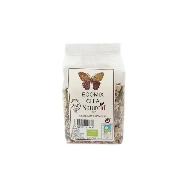 Naturcid ecomix chia 6 semillas eco 250g | Farmacia Barata Naturcid ecomix chia 6 semillas eco 250g | Farmacia Barata