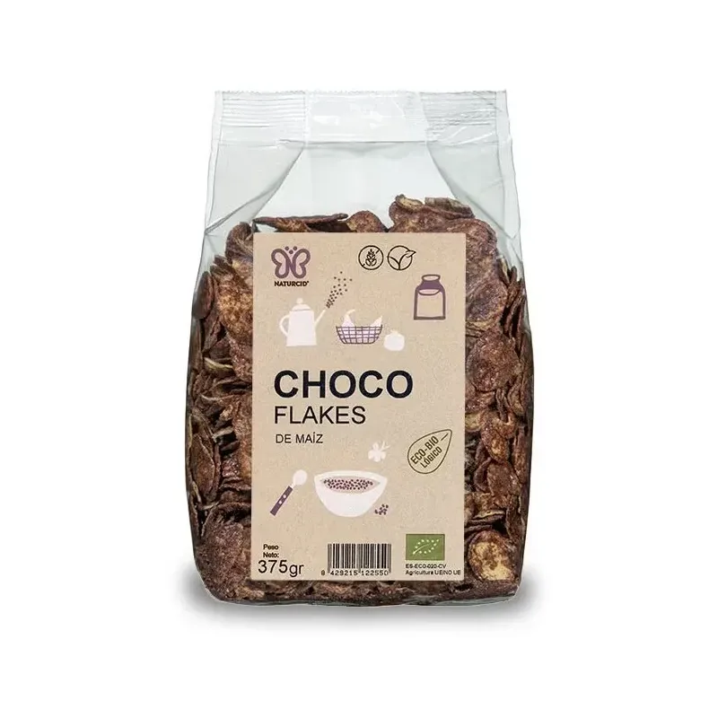 Naturcid chocoflakes de maiz 375g | Farmacia Barata