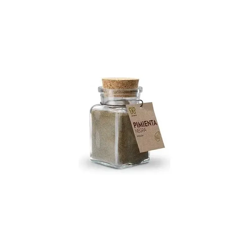 Pimienta negra molida especia 90gr. eco | Farmacia Barata