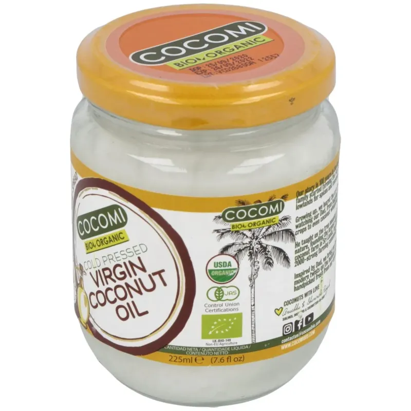 Aceite de coco virgen 225ml bio | Farmacia Barata Aceite de coco virgen 225ml bio | Farmacia Barata