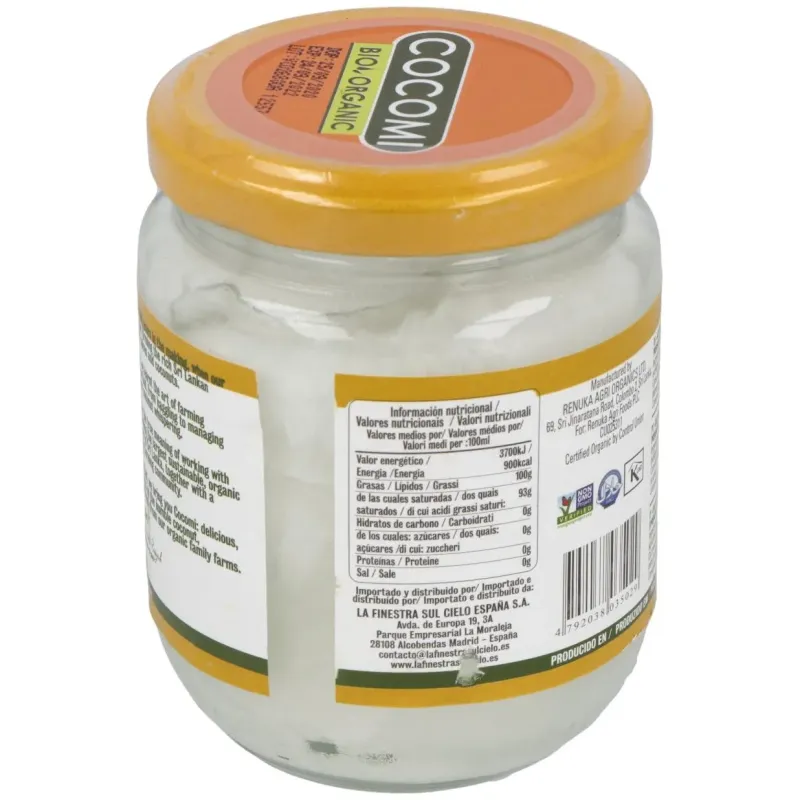 Aceite de coco virgen 225ml bio | Farmacia Barata Aceite de coco virgen 225ml bio | Farmacia Barata