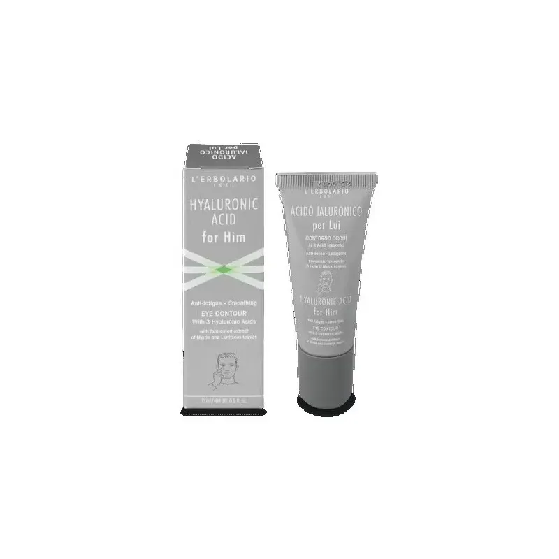 L'erbolario ácido hialurónico hombre contorno ojos 15ml | Farmacia Barata