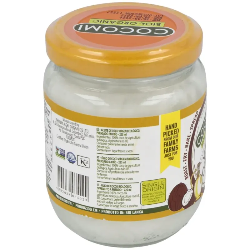 Aceite de coco virgen 225ml bio | Farmacia Barata Aceite de coco virgen 225ml bio | Farmacia Barata