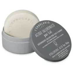 L'erbolario ácido hialurónico hombre limpiador sólido facial 60g | Farmacia Barata