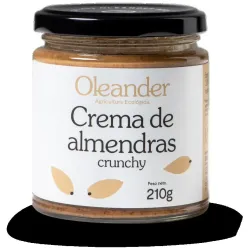 Crema de almendra crunchy 210gr. bio vegan sg