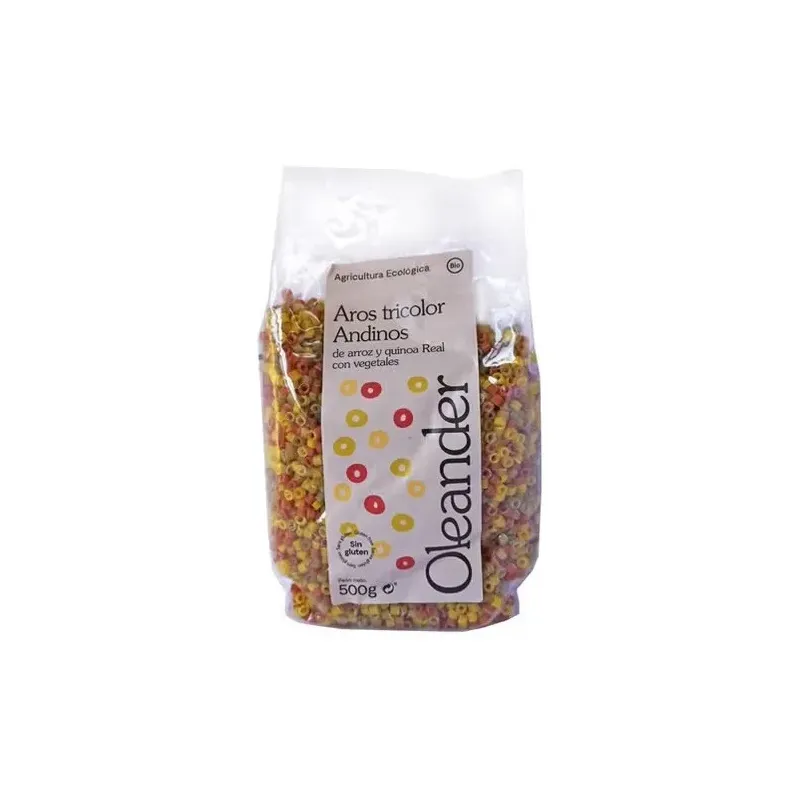 Oleander pistones aros tricolor andinos sin gluten 500g | Farmacia Barata